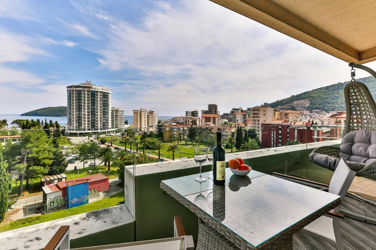 Appartamento Lux Panorama Budua Esterno foto