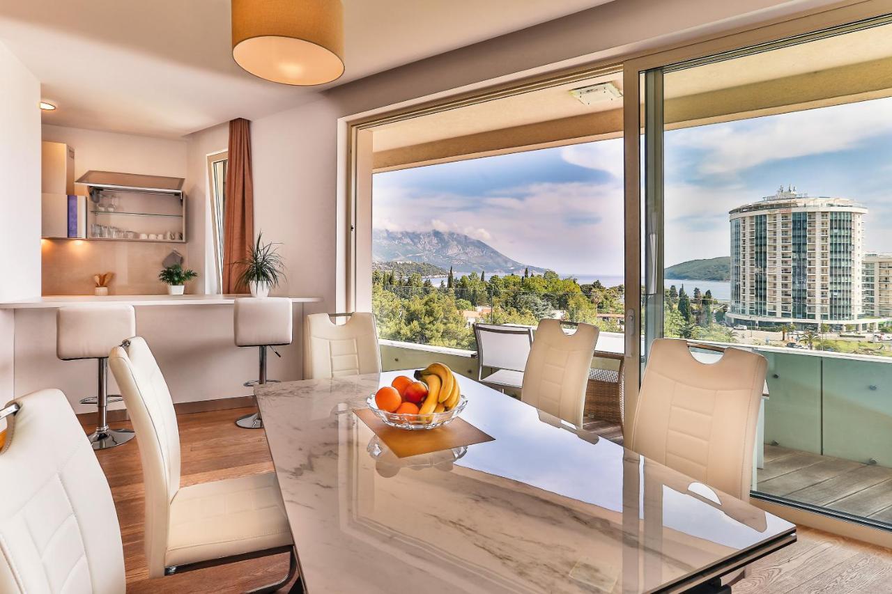 Appartamento Lux Panorama Budua Esterno foto