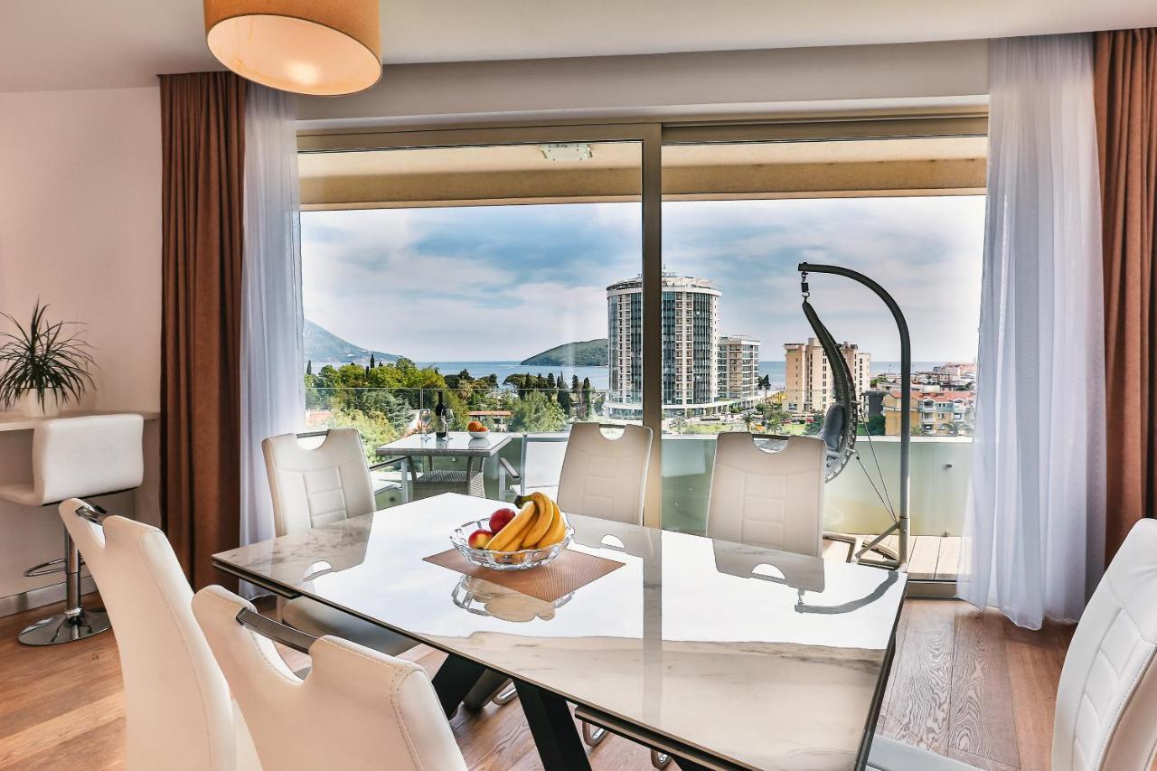 Appartamento Lux Panorama Budua Esterno foto