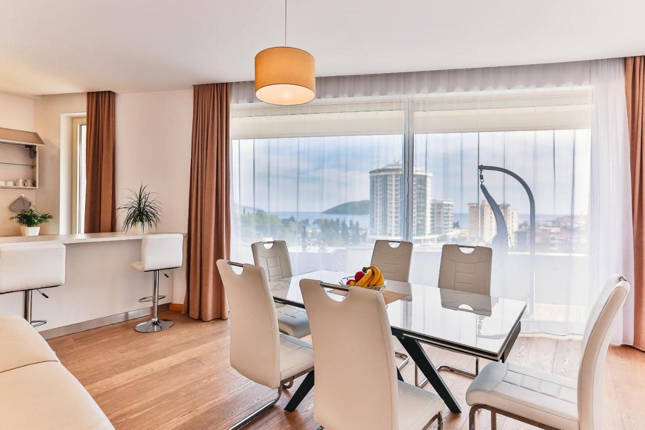 Appartamento Lux Panorama Budua Esterno foto